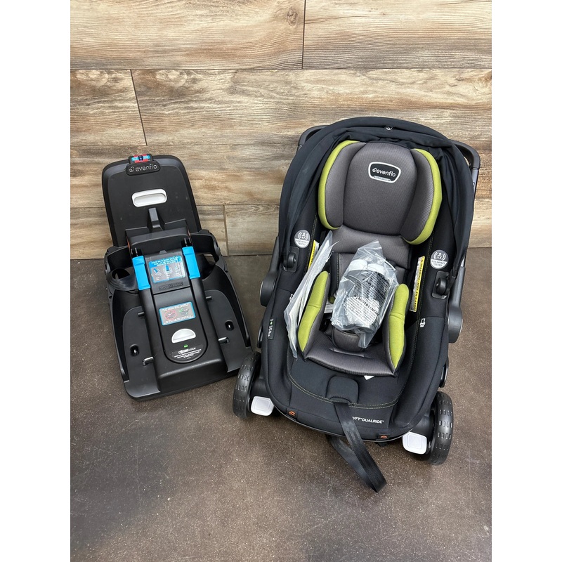 NEW Evenflo Shyft DualRide Infant Car Seat Stroller Combo in Durham Green