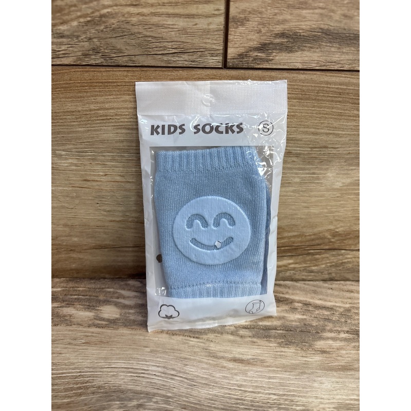 NEW Kids Socks 1pk Crawling Knee Pads/Sock Blue