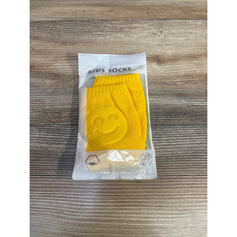NEW Kids Socks 1pk Crawling Knee Pads/Sock Yellow