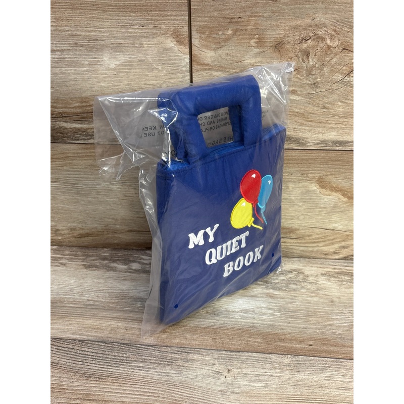 NEW Soft Skills My Quiet Book Sensory Activity Cloth Book Blue