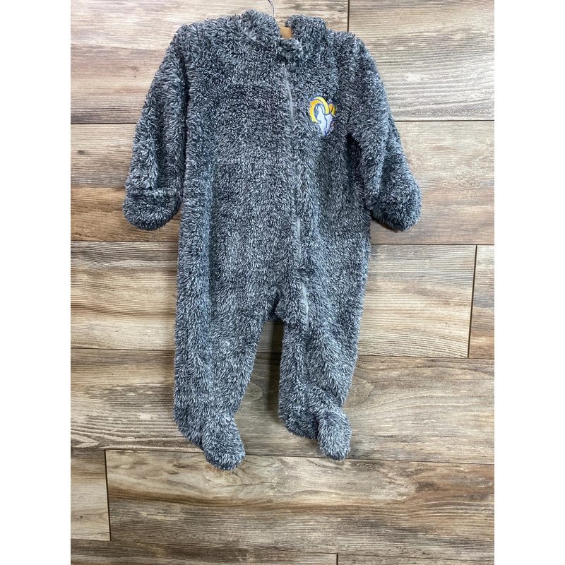 NFL Team Rams Game Nap Sleeper Grey sz 6-9m