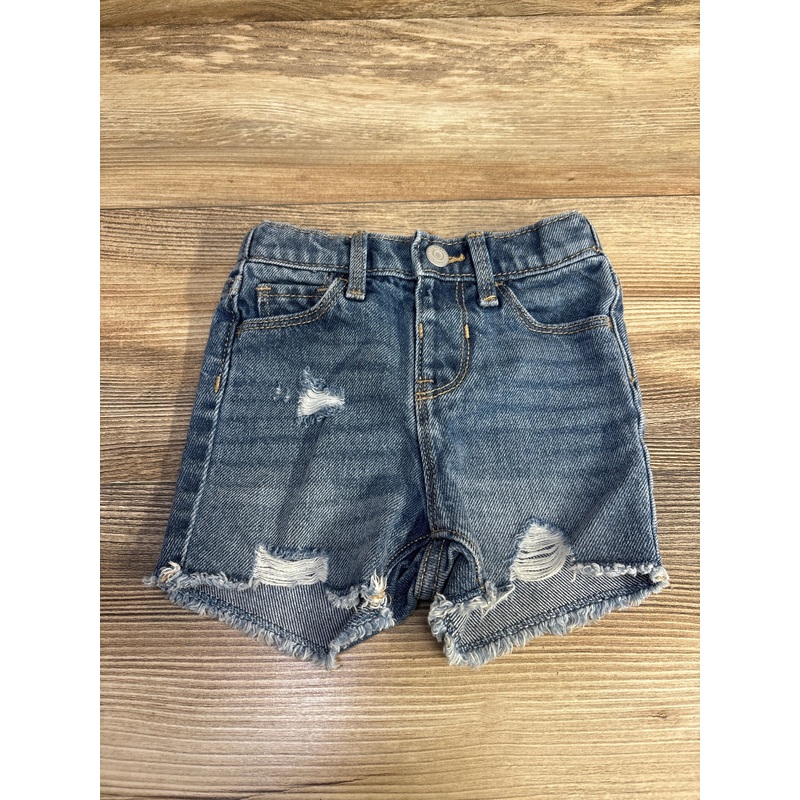 Old Navy Frayed Hem Denim Shorts Blue sz 18-24m Blue 18m