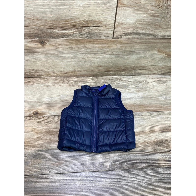 Primary Puffer Vest Navy sz 3-6m
