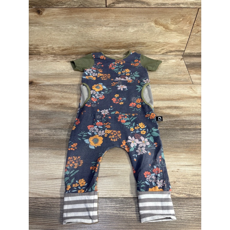 Rags Floral Romper Green sz 12-18m Grey 12m