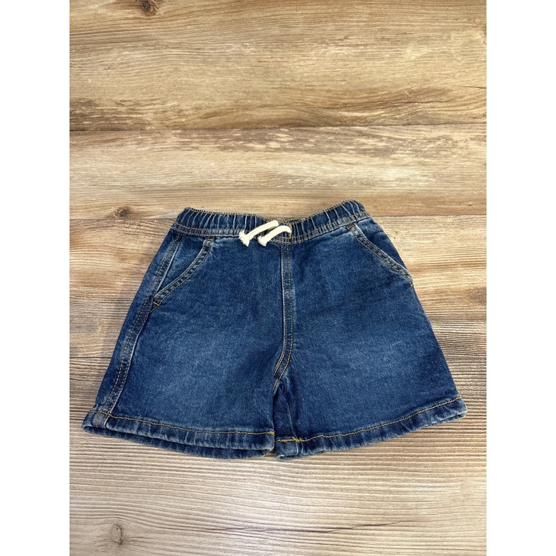 Cat & Jack Drawstring Denim Shorts Blue sz 3T Blue 3T