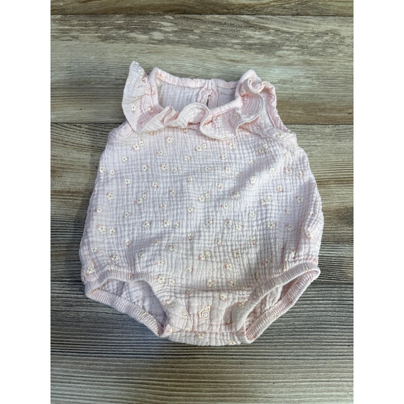 Chick Pea Floral Bubble Romper Pink sz 6-9m Pink 6m