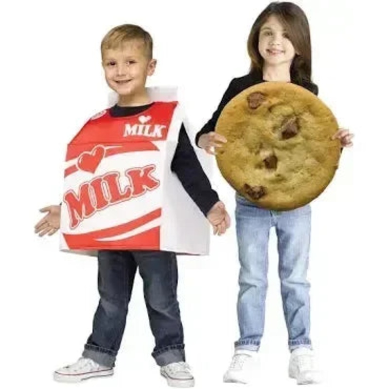 Fun World Toddler Cookies & Milk Costume sz 3-4T