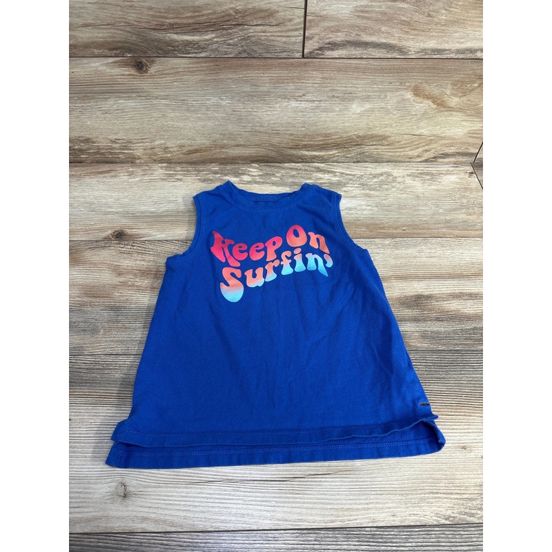 Gap Kids Keep On Surfin’ Tank Top Blue sz 4-5T Blue 4T