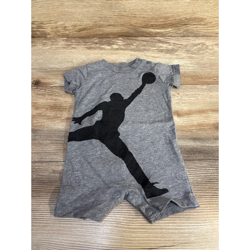 Jordan Logo Shortie Romper Grey sz 3m Grey 3m