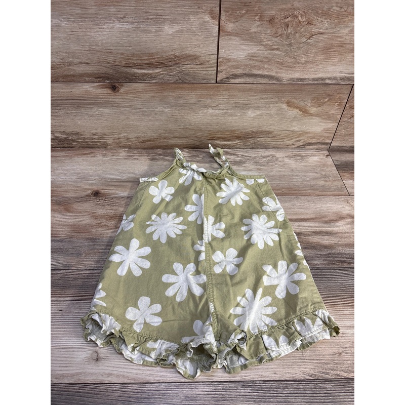 Little Co. Ruffle Floral Romper Green sz 5T Green 5T