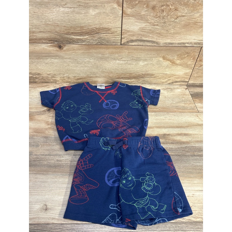 Marvel Spidey and His Amazing Friends Shirt & Shorts Navy sz 3T Blue 3T