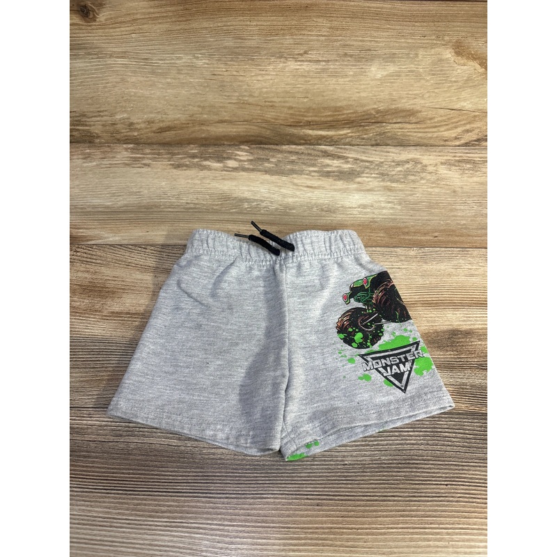 Monster Jam Pull On Shorts Grey sz 18m Grey 18m
