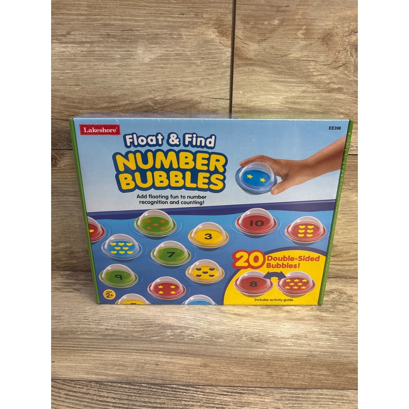 NEW Lakeshore Float & Find Number Bubbles