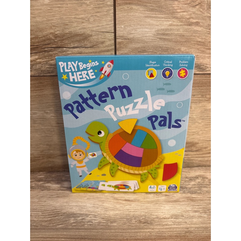 NEW Play Begins Here, Pattern Puzzle Pals Jigsaw