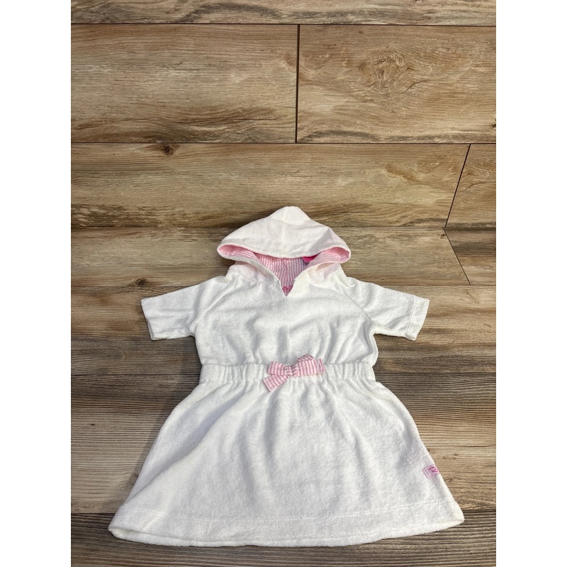NEW RuffleButts Terry Cover-Up White sz 2T White 2T