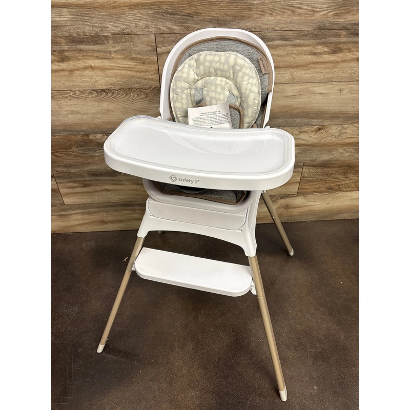 NEW Safety 1st Grow and Go Rotating High Chair in French Gray