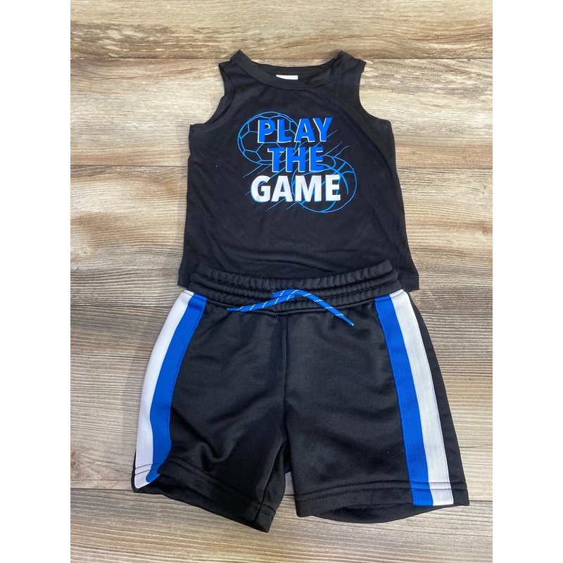 Okie Dokie 2pc Tank Top & Shorts Black sz 2T Black 2T