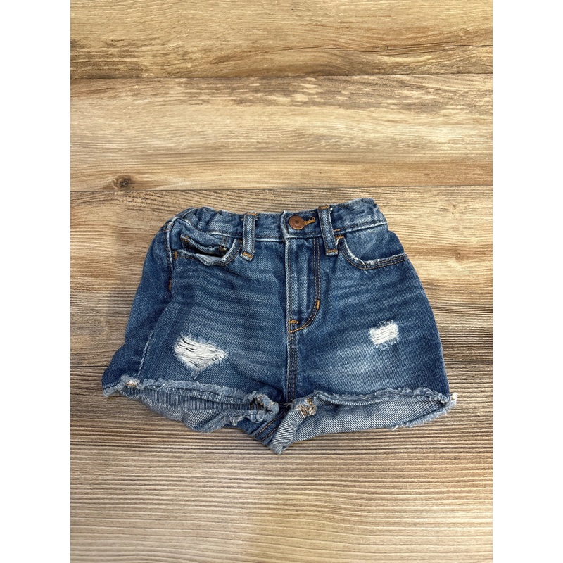 Old Navy Slouchy Straight Denim Shorts Blue sz 18-24m Blue 18m
