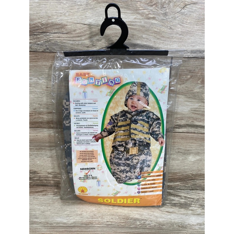 Rubie’s NEW Soldier Bunting Costume sz 0-9m
