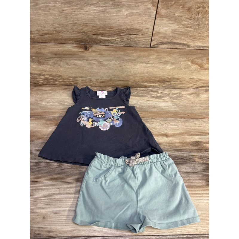 Tommy Bahama 2pc Swim In Movie Top & Shorts Grey sz 2T Grey 2T