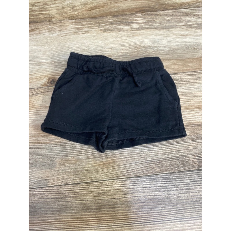 Cat & Jack Drawstring Shorts Black sz 12m Black 12m
