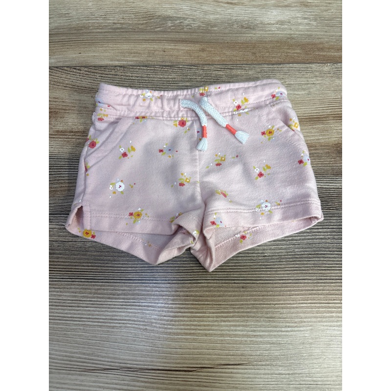 Cat & Jack Floral Drawstring Shorts Pink sz 18m Pink 18m