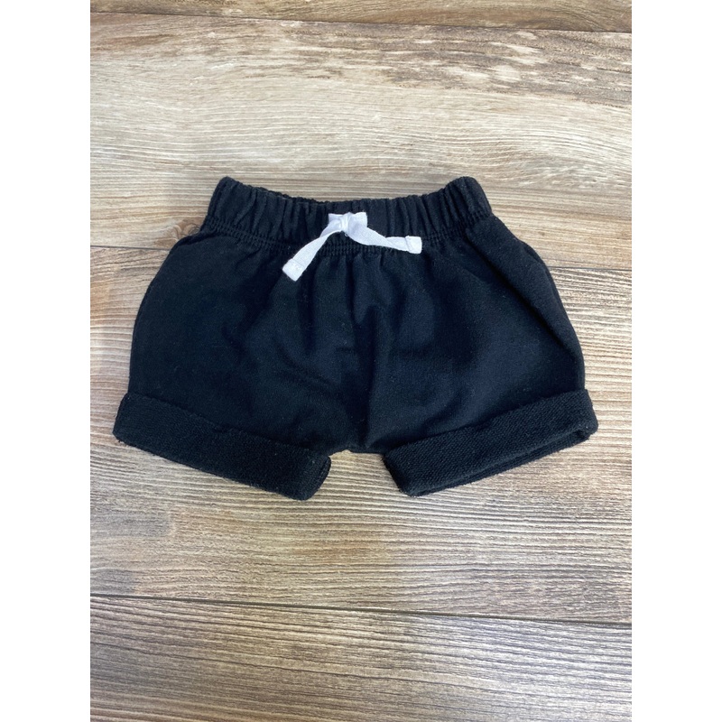 Cat & Jack Pull On Shorts Black sz 0-3m Black Newborn