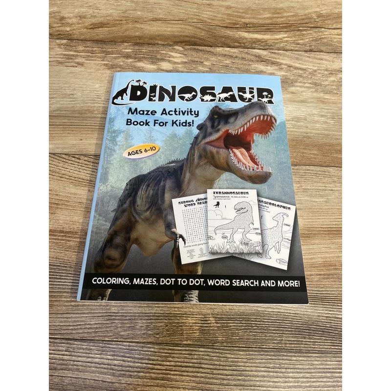 Dinosaur Maze Activity Book