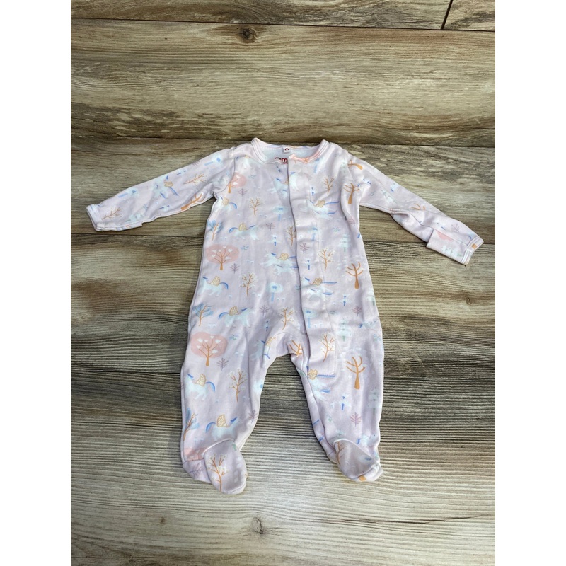 E=MC2 Unicorn Magnetic Footie Pink sz 0-3m Pink Newborn
