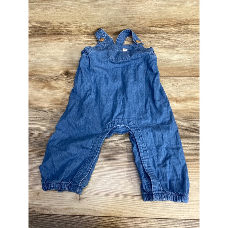 Easy-Peasy Chambray Jumpsuit Blue sz 6-9m Blue 6m