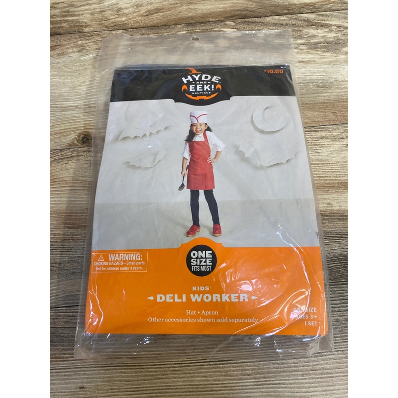 Hyde and Eek! Deli Worker Costume sz 3T Multicolor 3T