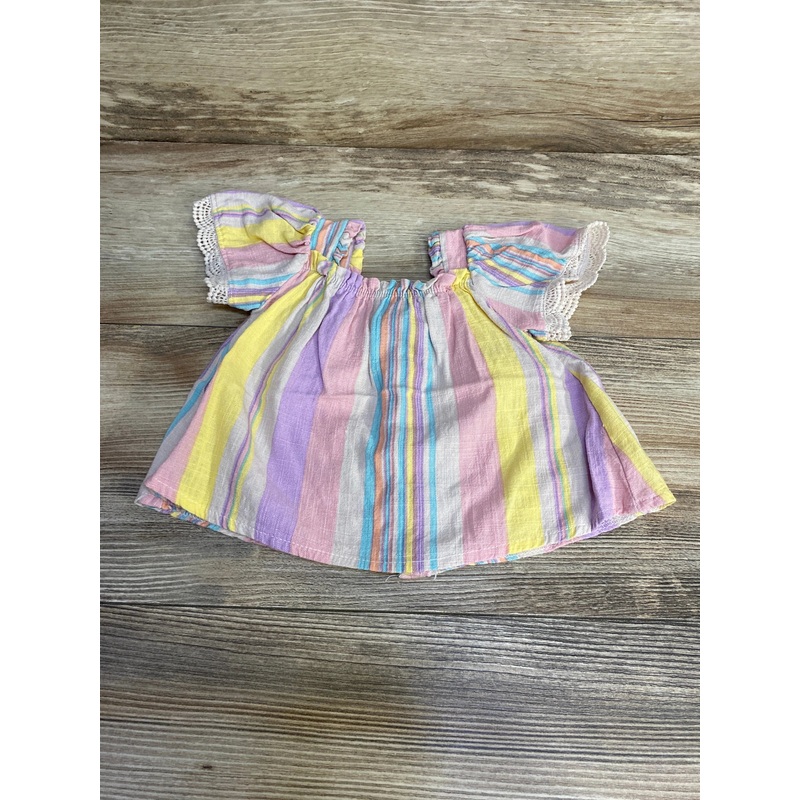 Jessica Simpson Striped Top Pink sz 12m Multicolor 12m