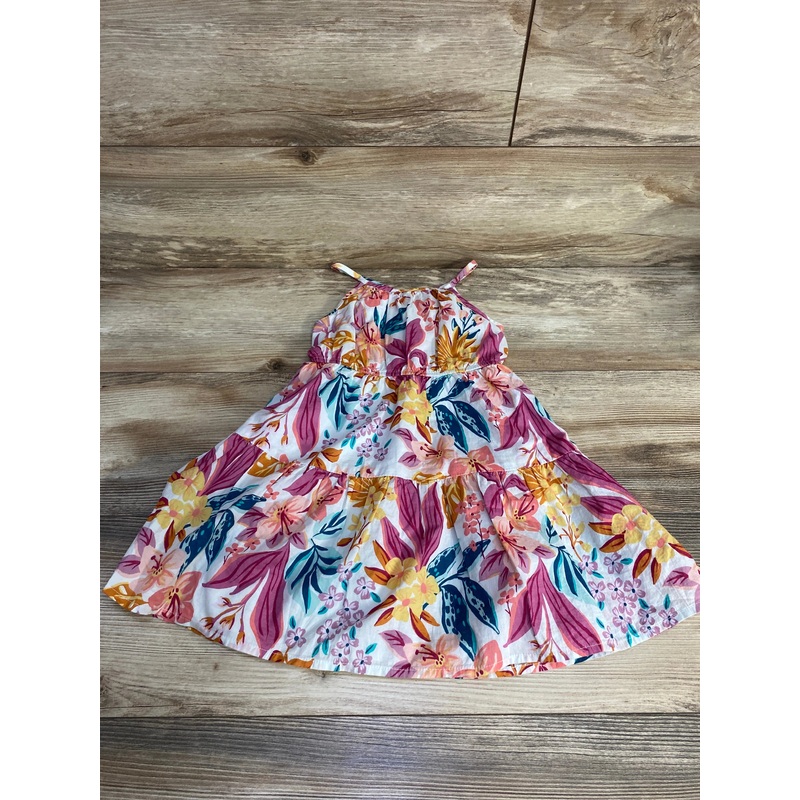 Jumping Beans Floral Dress White sz 2T White 2T