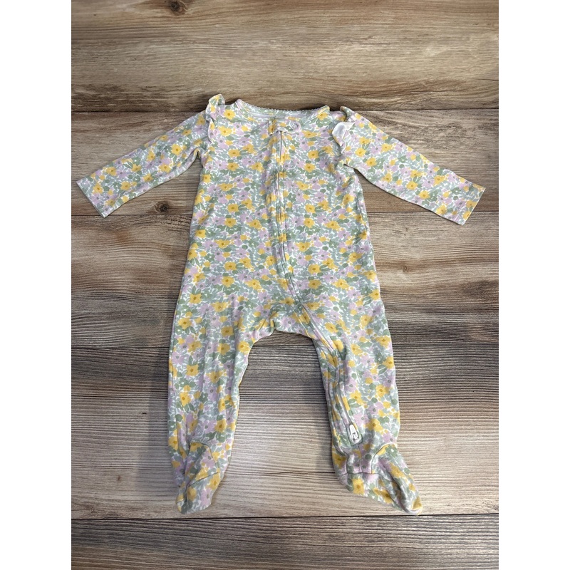 Just One You Floral Sleeper Green sz 9m Multicolor 9m