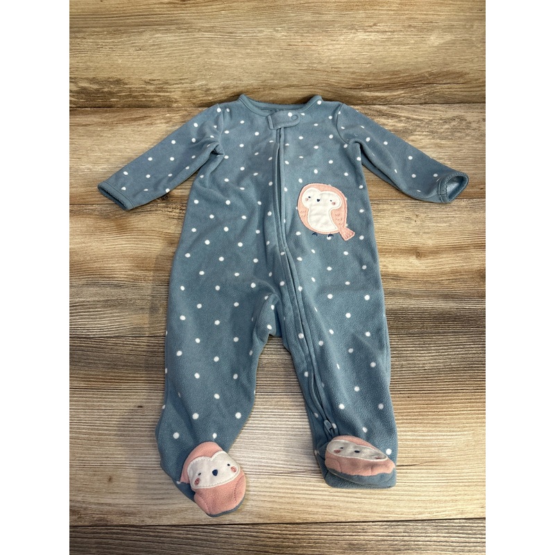 Just One You Polka Dot Blanket Sleeper Blue sz 6m Blue 6m