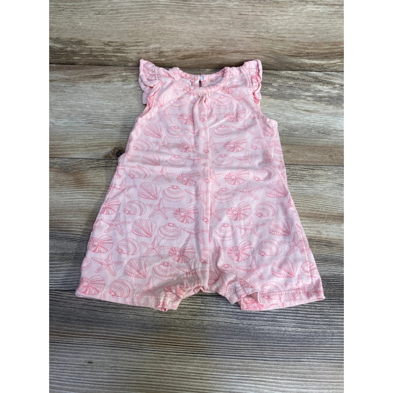 Kyle & Deena Seashells Romper Pink sz 6-9m Pink 6m
