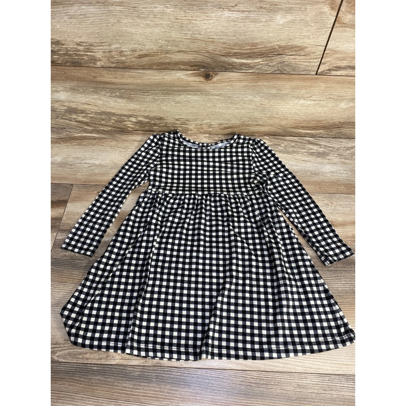 Member’s Mark Gingham Dress Black sz 4T Black 4T