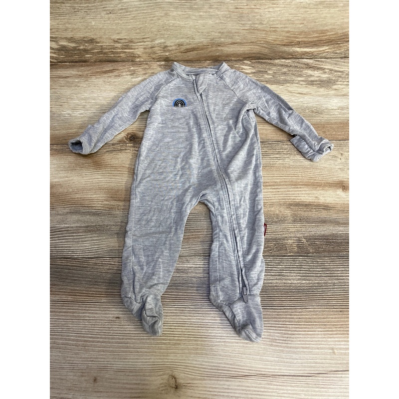 Momcozy Bamboo Footie Grey sz Newborn Grey Newborn
