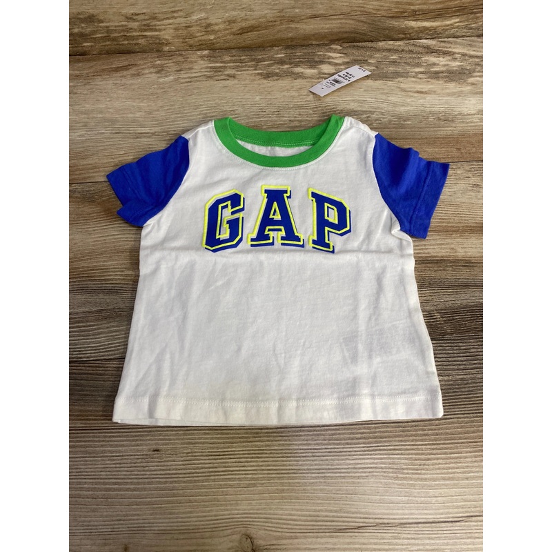 NEW Baby Gap Logo T-Shirt Blue sz 6-12m Blue 6m