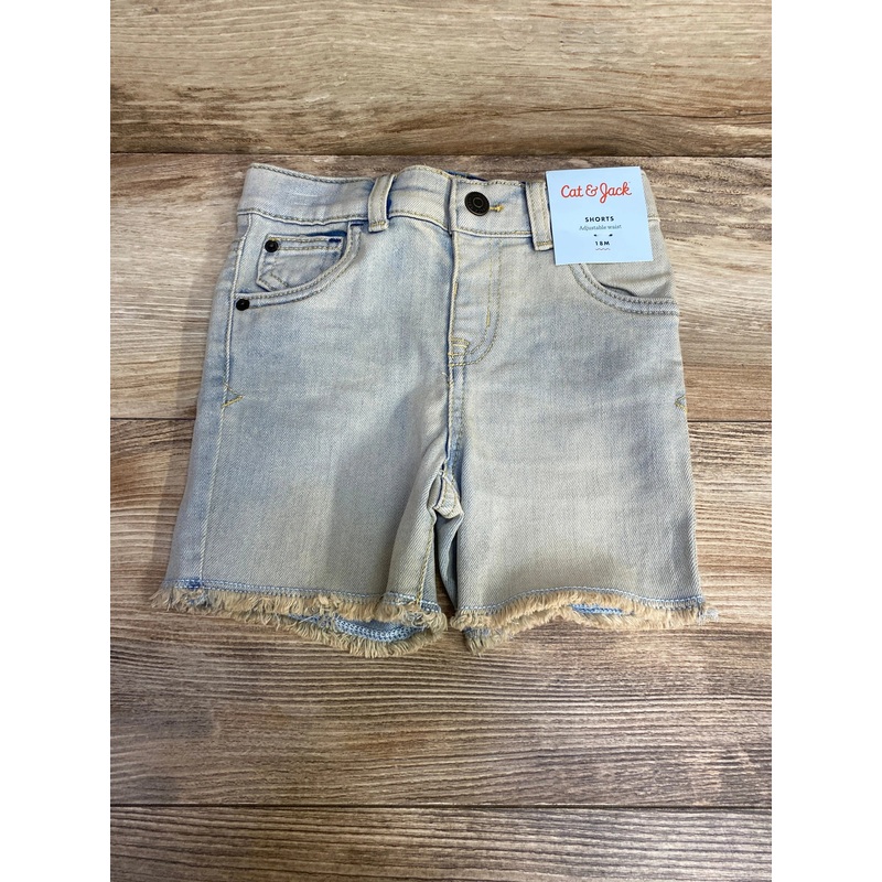 NEW Cat & Jack Denim Shorts Blue sz 18m Blue 18m