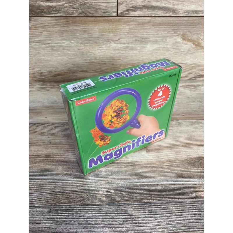 NEW Lakeshore Super Safe Magnifiers 4pk
