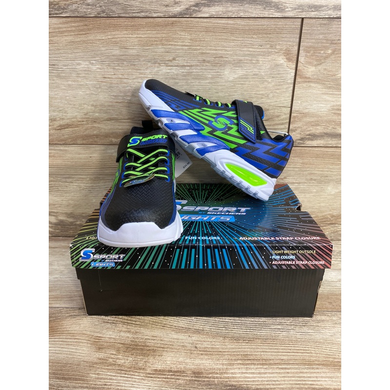 NEW S Sport By Skechers Lights Ottis Performance Sneakers sz 4Y