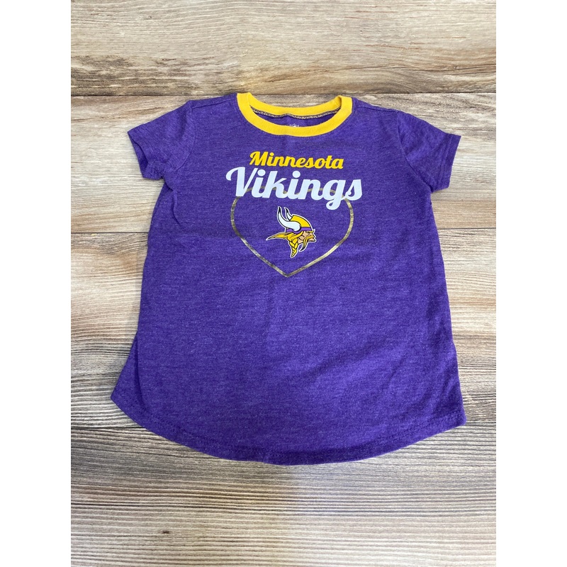 NFL Team Minnesota Vikings Shirt Purple sz 3T Purple 3T