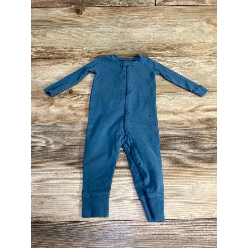 Primary Footless Sleeper Blue sz 9-12m Blue 9m