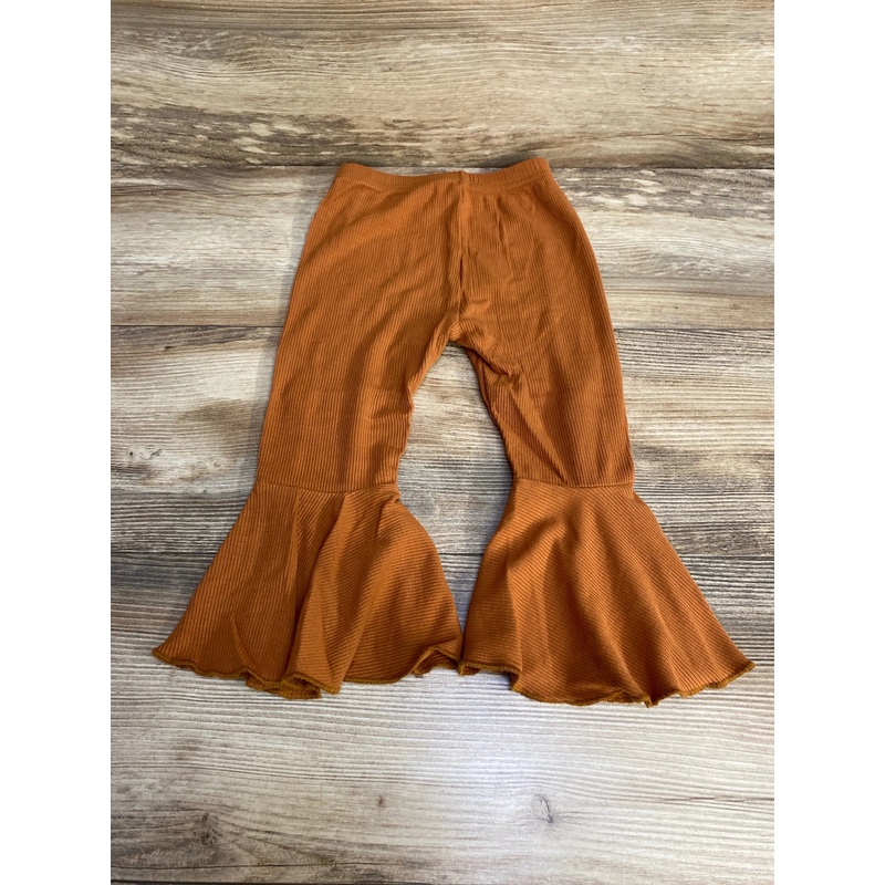 Ribbed Bell Bottoms Brown sz 12-18m Brown 12m