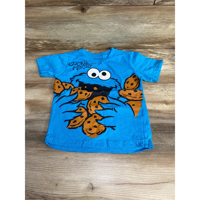 Sesame Street Cookie Monster Shirt Blue sz 5T Blue 5T