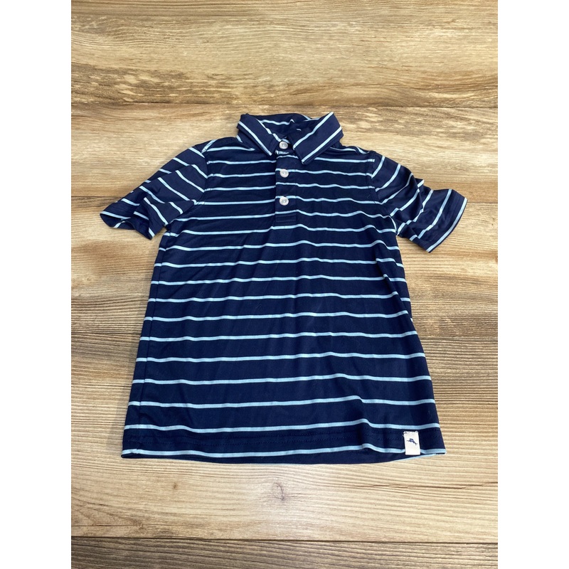 Tommy Bahama Striped Polo Shirt Blue sz 4T Navy 4T