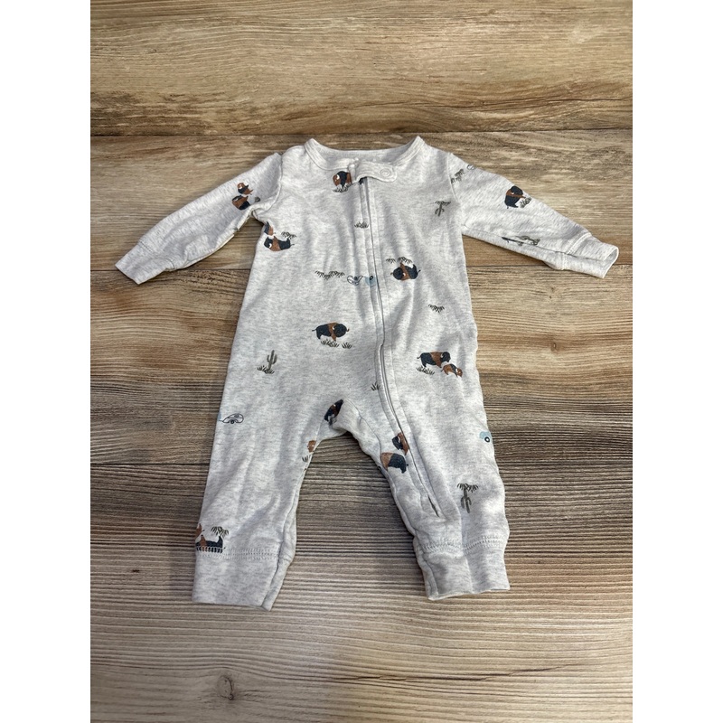 Carter’s Footless Sleeper Grey sz 3m Grey 3m