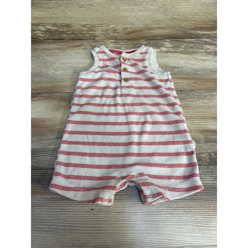 Carter’s Striped Terry Romper Beige sz 6m Beige 6m