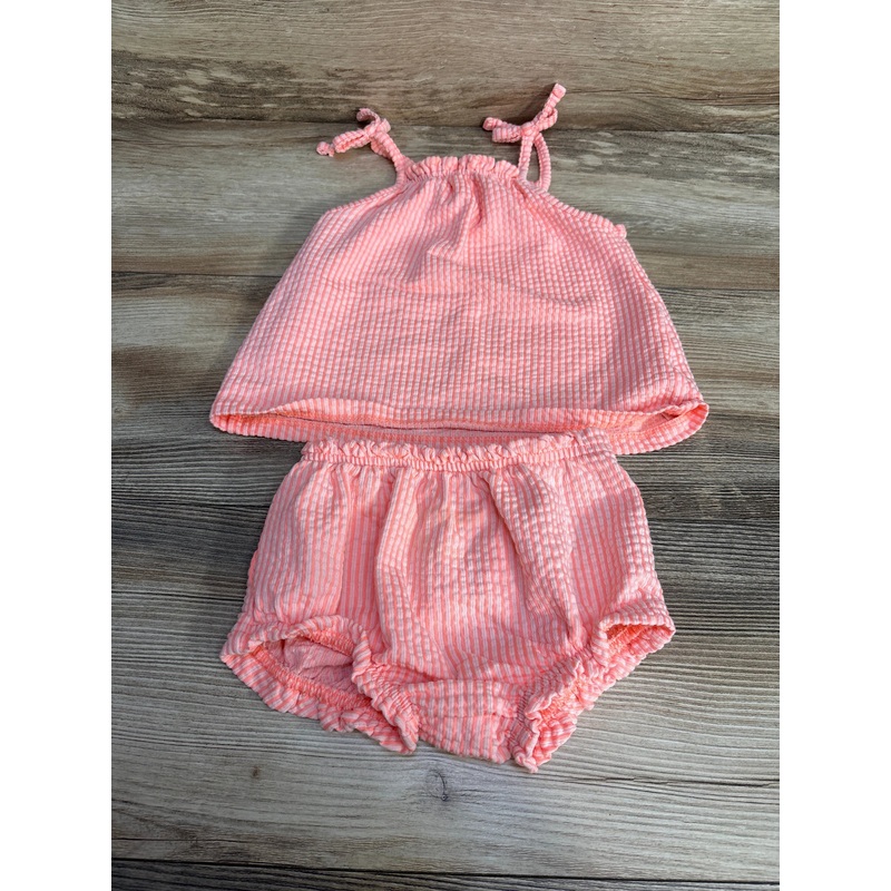 Cat & Jack 2pc Striped Top & Bottoms Pink sz 18m Pink 18m